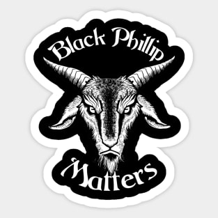 Black Phillip Matters Sticker